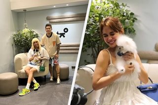 LOOK: Celebrities with their cute pets