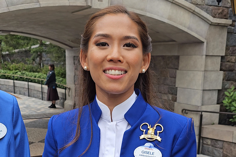 Gisele Abejero is the first Filipino ambassador of Hong Kong Disneyland. Karen Flores Layno, ABS-CBN News