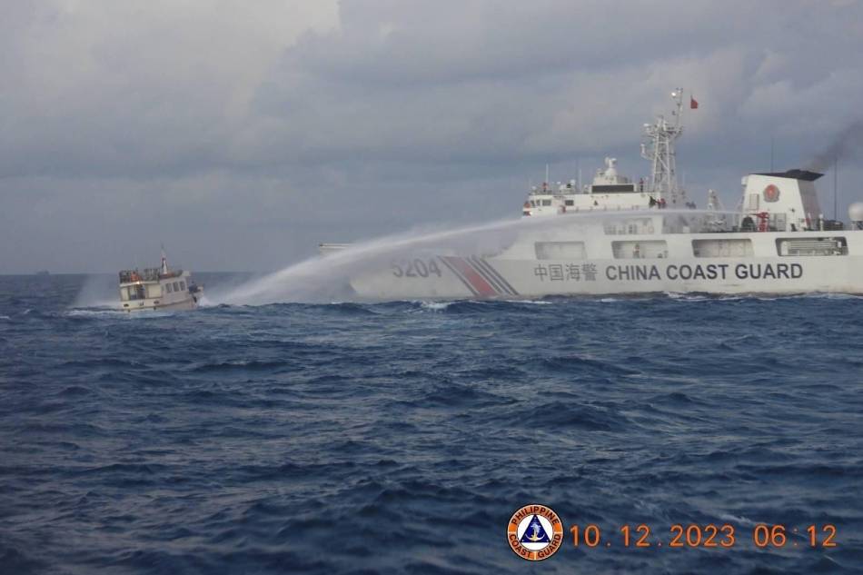 Task Force Calls Out Serious Escalation By China In West Philippine   2023121 Tarriela Water Cannon 