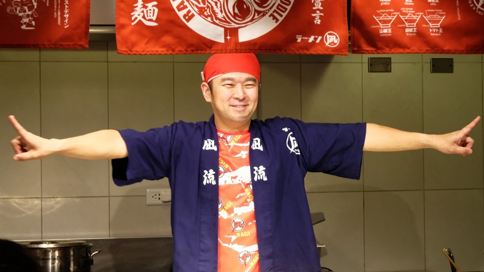 Ramen Nagi founder Satoshi Ikuta. Jeeves de Veyra