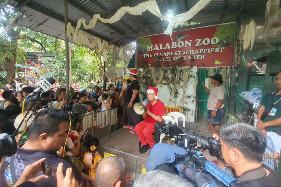 Malabon Zoo Hosts Festive Animal Christmas Party | ABS-CBN News