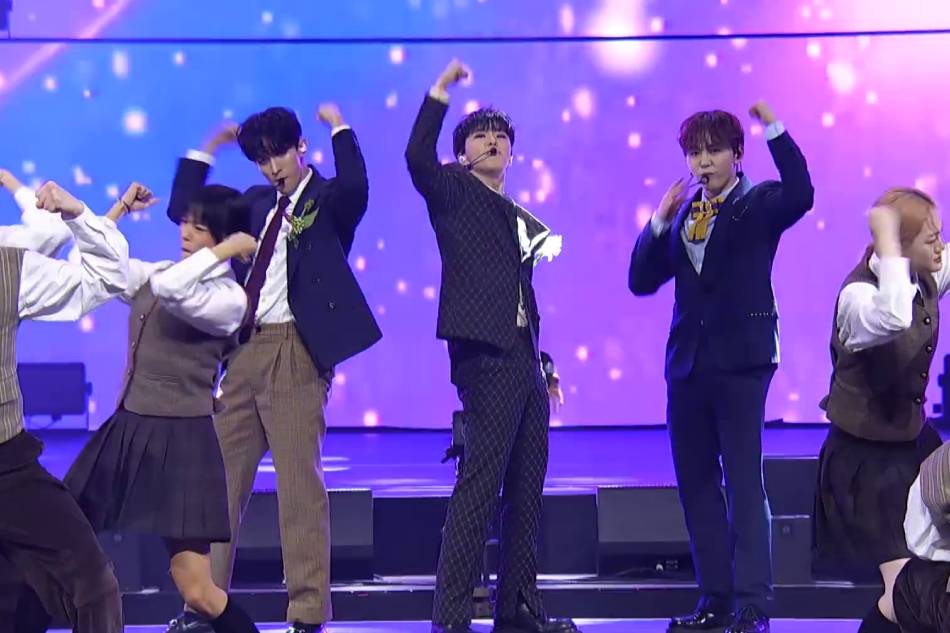 Seventeen BSS performs at the 2023 Asia Artist Awards at the Philippine Arena in Bulacan, December 14, 2023. Screenshot from video on Asia Artist Awards’ official YouTube channel