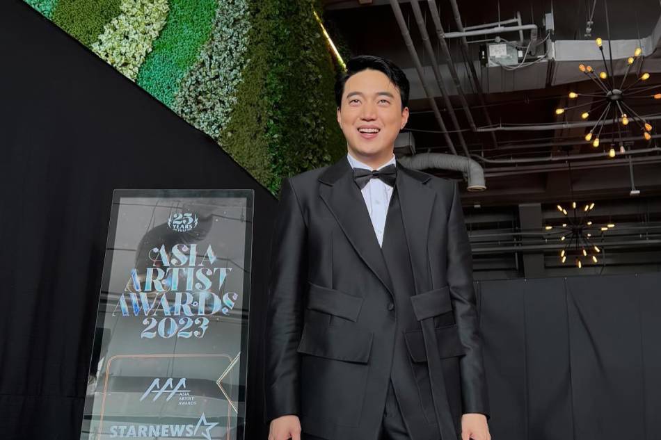 Ryan Bang at the 2023 AAA. Photo: @ryanbang/Instagram