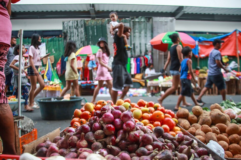 Red onions are sold at the Paco Market in Manila on December 28, 2022. Jonathan Cellona, ABS-CBN News