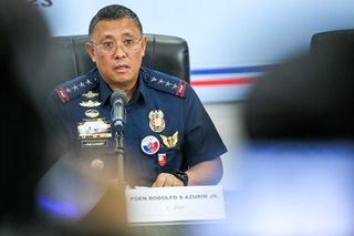 PNP Chief Azurin submits courtesy resignation