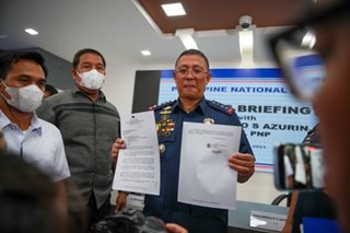 PNP chief naghain ng courtesy resignation