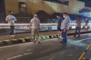 Bahagi ng Marikina Bridge sarado dahil sa mga bitak