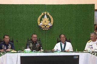 DND, AFP chief present united front amid controversies