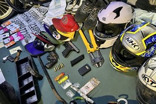 Droga, baril nasabat sa search ops kaugnay ng 'Bolt cutter gang' sa Rizal