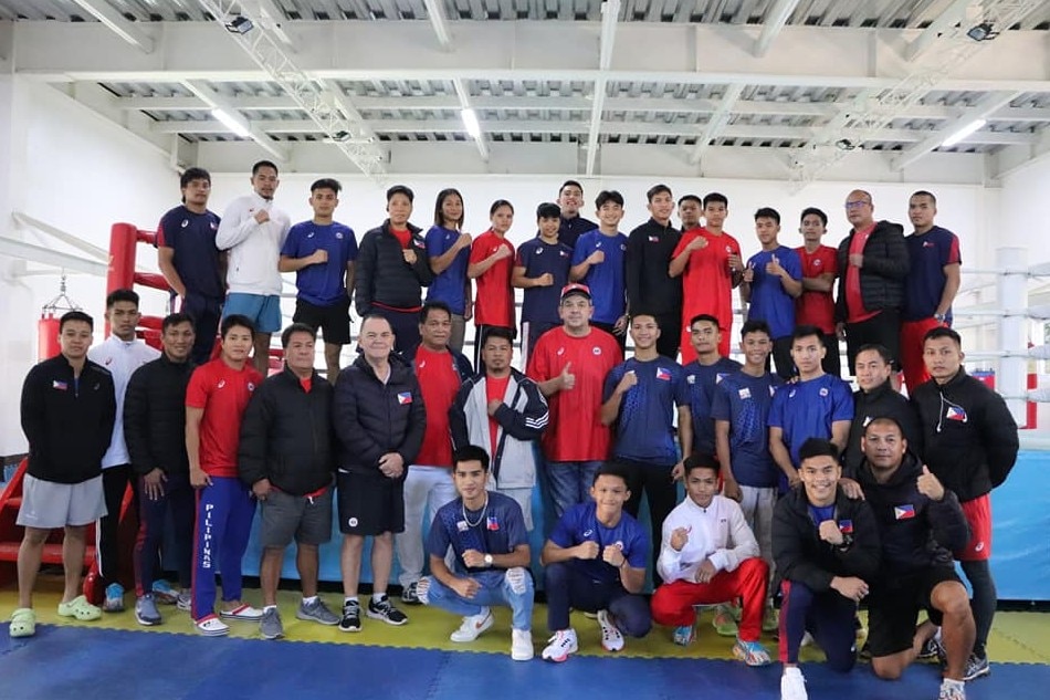 Members of the Philippine boxing team who are currently training in PSC Baguio facilities were visited by PSC Chairman Richard Bachmann during his ocular inspection last January 20, 2023. Handout photo