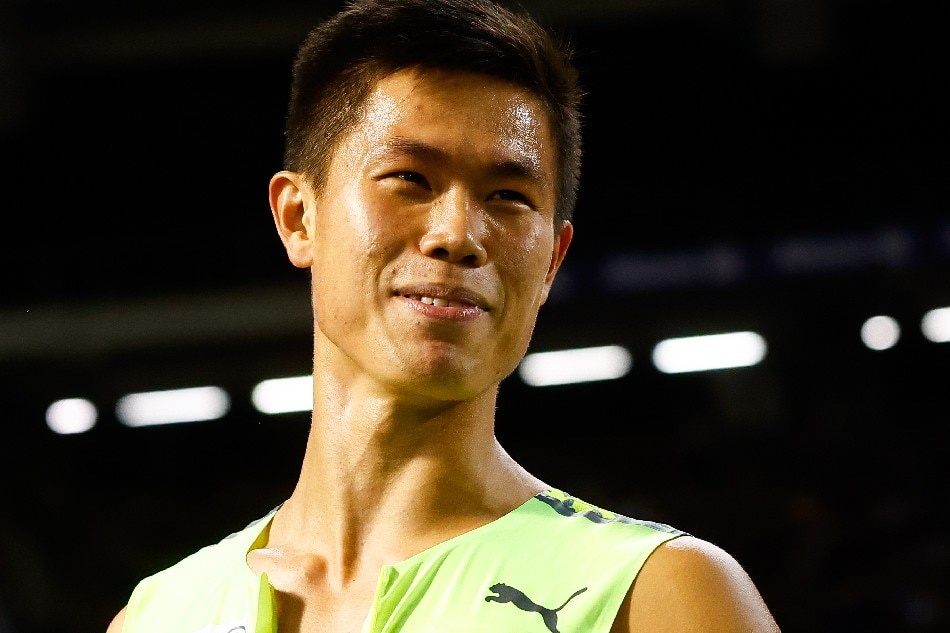 Ernest John Obiena of the Philippines reacts after winning the men's Pole Vault at the IAAF Diamond League Memorial Van Damme athletics meeting in Brussels, Belgium, 02 September 2022. File photo. Stephanie Lecocq, EPA-EFE