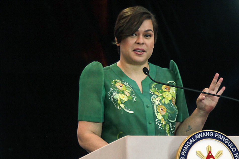 Vice President and Education Secretary Sara Duterte presents during the Basic Education Report 2023 in January 2023. ABS-CBN News/File