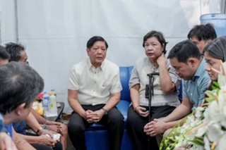 Marcos Jr. visits wake of slain OFW