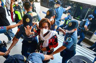  De Lima attends hearing on illegal drug trade case