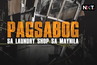 Pagsabog sa laundry shop sa Maynila 