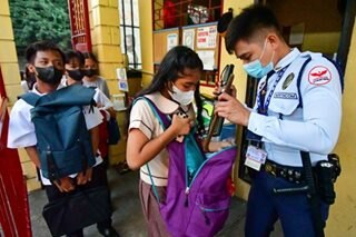 Tightened security at Manuel A. Roxas High School