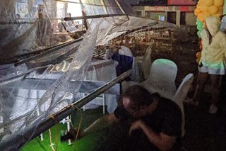 Several injured in Cebu as food park's beams collapse