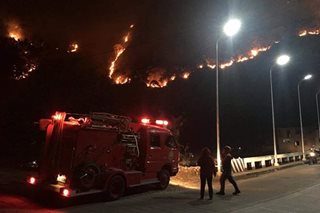 Forest fire hits Bontoc, Mountain Province
