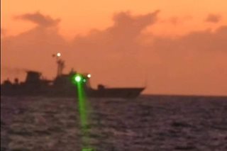 Philippines protests China's laser light use on PCG ship