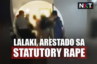 Lalaki, arestado sa statutory rape