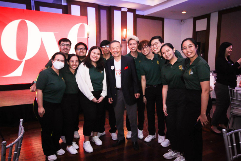 Jose Mari Chan with UP Medicine Choir which sang LSTB Inc.'s campaign music entitled 'Together In Love.'