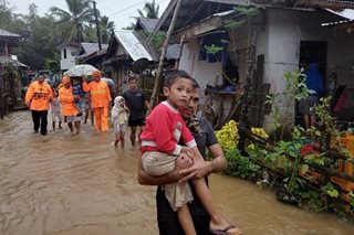 Residents in flood-hit areas in Caraga rescued, evacuated