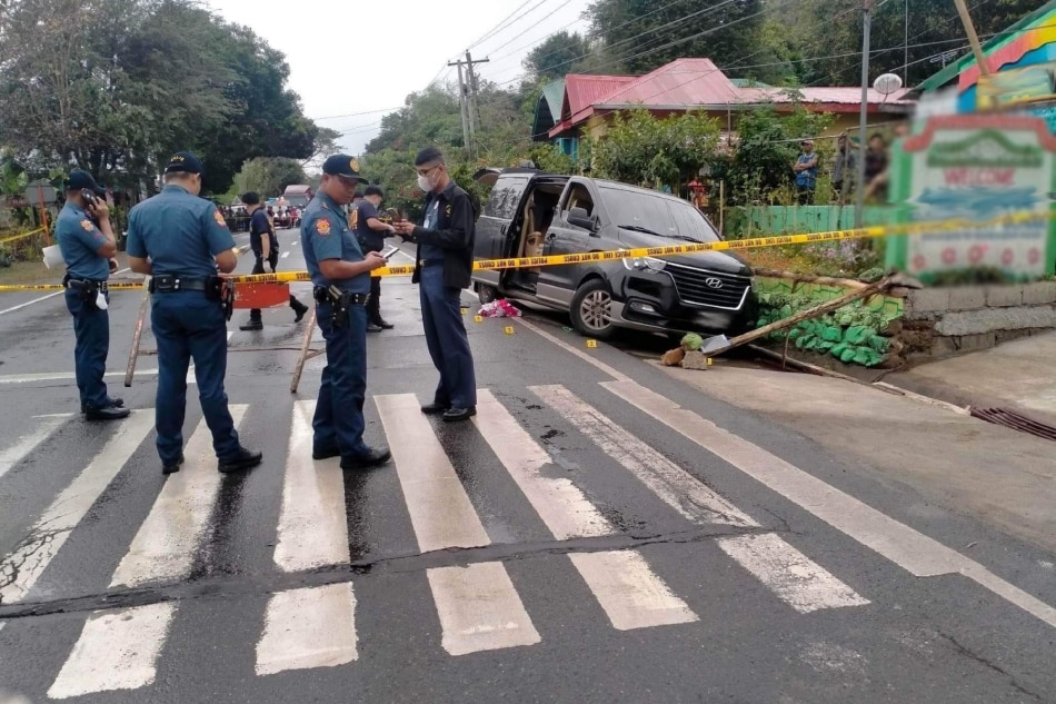 The vice mayor of Aparri, Cagayan and five of his companions were killed in an ambush in Bagabag, Nueva Vizcaya on Feb. 19, 2023. Contributed photo