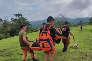 Mga rescuer hirap na marating ang plane crash site sa Mayon