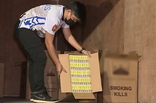 P1.44-M halaga ng pekeng sigarilyo nasabat sa Maynila