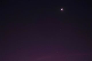 Moon, Jupiter, Venus alignment pinanood ng mga astronomy enthusiasts