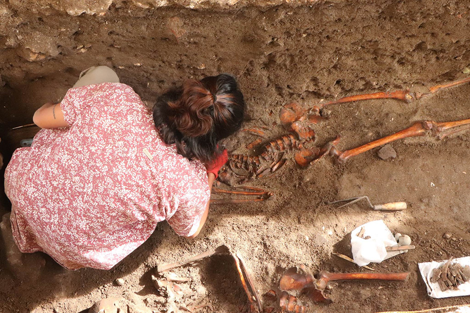 Archeologists find centuries-old human remains in Cebu 2