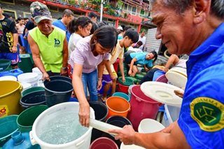 Preparing for water service interruption in Pasay