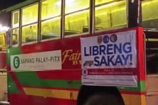 33 sasakyan may libreng sakay sa Maynila ngayong transport strike