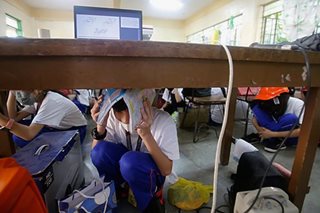 Nationwide simultaneous earthquake drill isinagawa