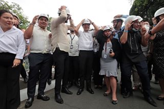 Marcos, Palace workers join nationwide quake drill