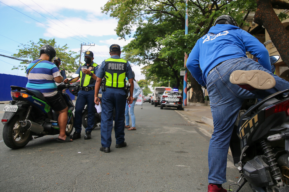 Tulfo hits ‘profiling’ of motorcycle riders at checkpoints