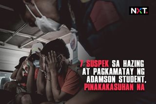 7 frat members, pinakakasuhan dahil sa hazing 
