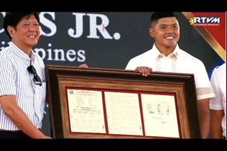 Marcos named as 'adopted son' of Robredo bailiwick CamSur