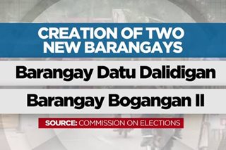 Plebisito idaraos sa Marawi para sa 2 bagong barangay
