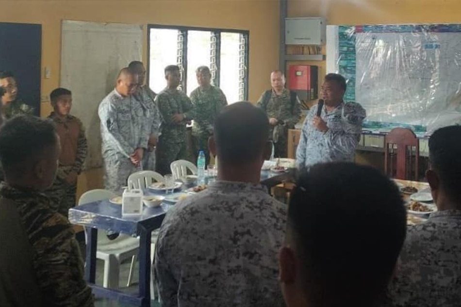 PH Navy chief visits troops in West Philippine Sea 13