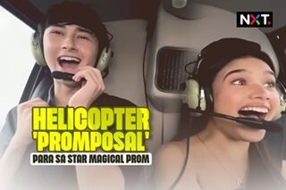 Helicopter 'promposal' para sa Star Magical Prom