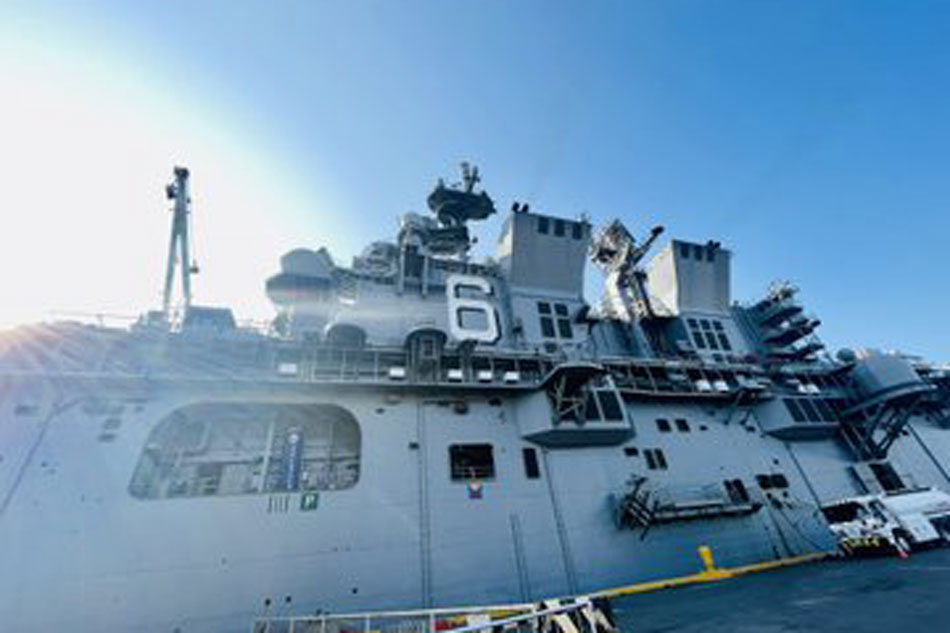 US assault ship in Manila for port visit 2