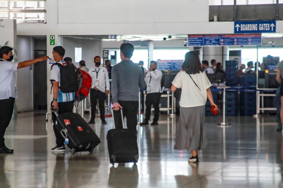 Travelers at the Ninoy Aquino International Airport Terminal 2 in Pasay City on March 3, 2023. Jonathan Cellona, ABS-CBN News