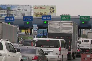 NLEX: 30 pct ng mga sasakyan pinipili ang cash payment kaysa RFID
