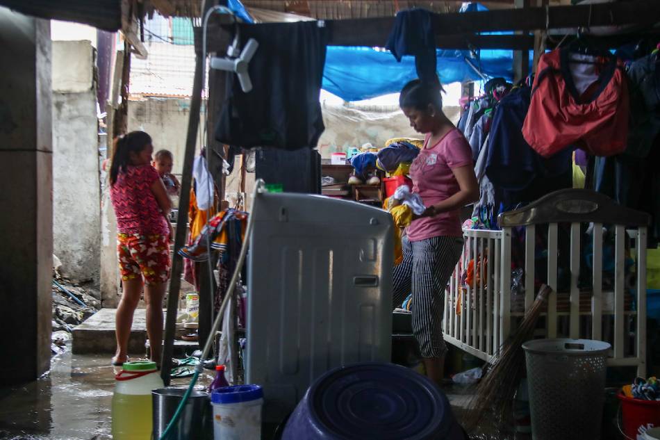 Residents stay at a temporary shelter in BASECO Compound compound in Tondo, Manila on July 7, 2022. Jonathan Cellona, ABS-CBN News