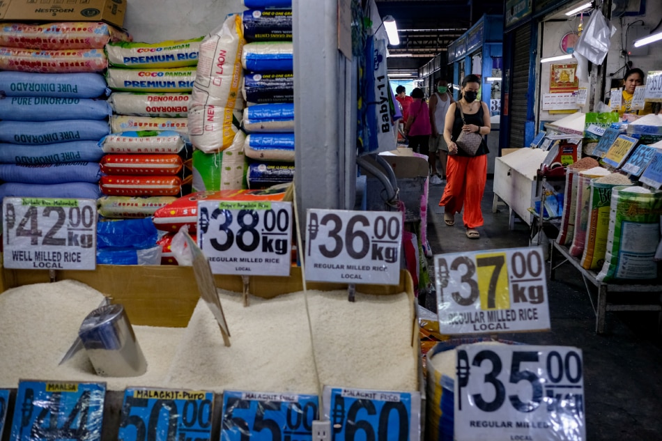 Scenes at the rice section of the Pasig City Mega Market on July 5, 2022. George Calvelo, ABS-CBN News/File.
