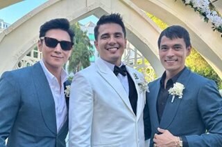 LOOK: Ejay Falcon reunites with 'Pasion de Amor' brothers Jake Cuenca, Joseph Marco on his wedding day