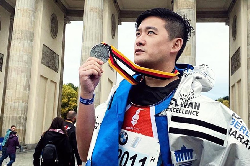 Tim Yap during the 2019 Berlin Marathon. Handout/Smile Train