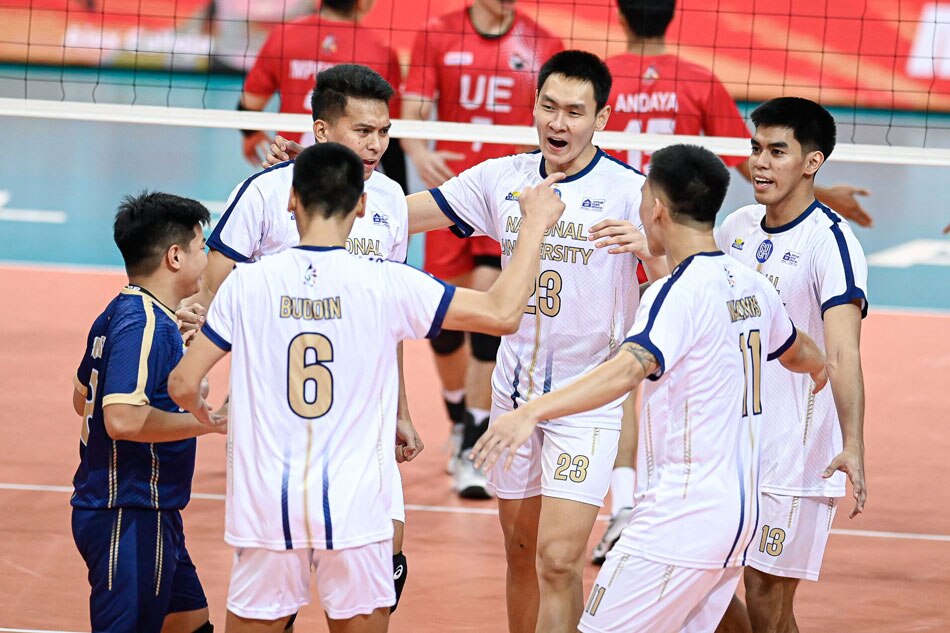 UAAP: NU clinches twice-to-beat, overcomes FEU in men's volleyball