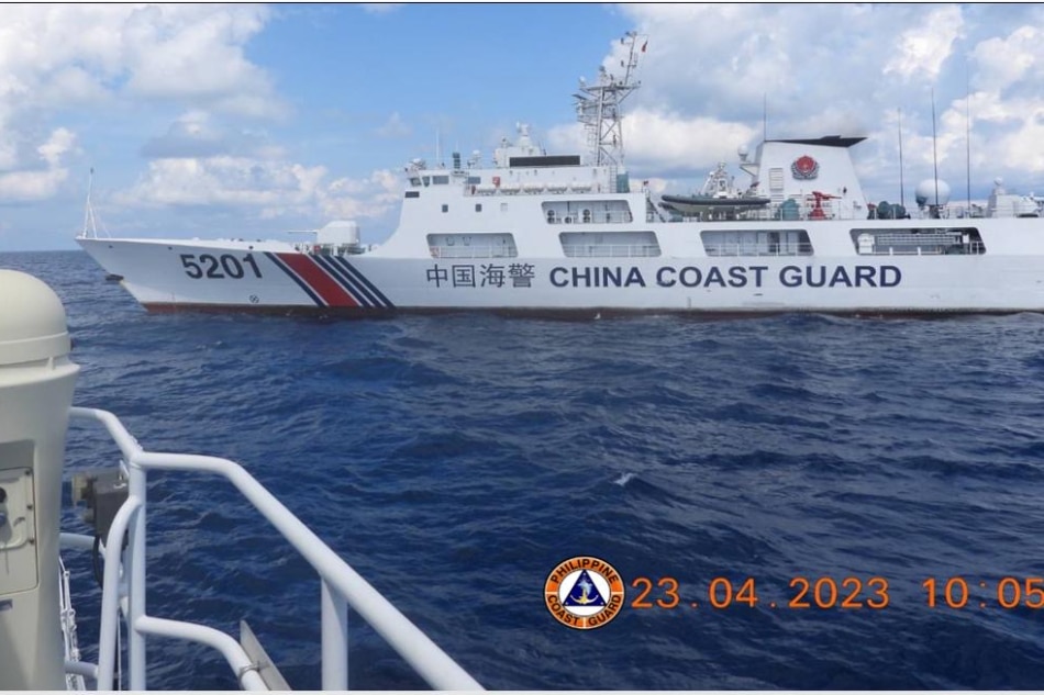 The Philippine Coast Guard (PCG) accuses a Chinese ship of 'dangerous maneuvering and shadowing' near Ayungin Shoal. PCG